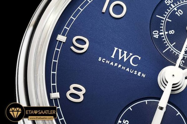 IWC0406 – Portuguese Chrono Classic IW390404 SSLE Blue ZF A7750 modelleri