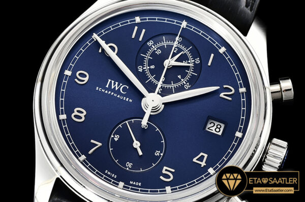 IWC0406 – Portuguese Chrono Classic IW390404 SSLE Blue ZF A7750 modelleri