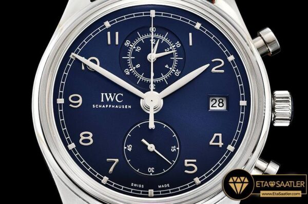 IWC0406 – Portuguese Chrono Classic IW390404 SSLE Blue ZF A7750 modelleri