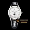 Jaeger Le Coultre Master Calendar Moonphase Çelik Kasa Beyaz Kadran ETA