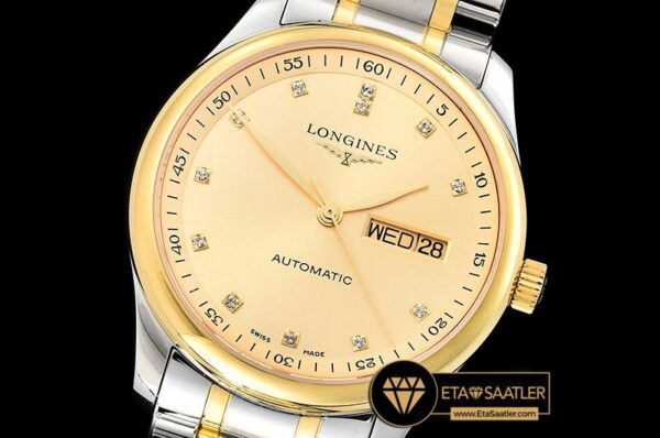 LON016A -Longines Master Collection DayDate YGSS LGF Gold A2836 modelleri