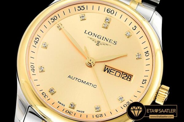 LON016A -Longines Master Collection DayDate YGSS LGF Gold A2836 modelleri