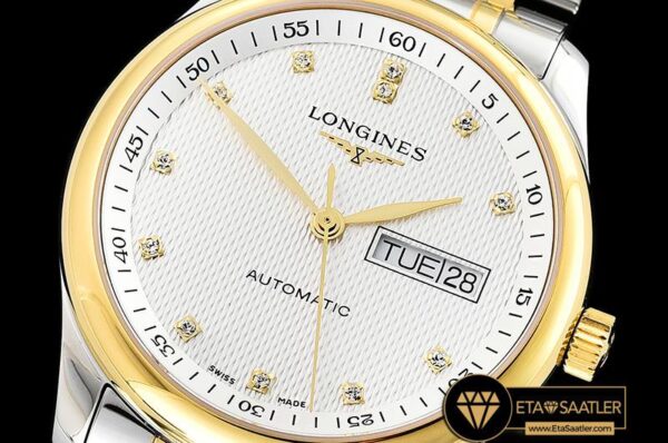 LON016B -Longines Master Collection DayDate YGSS LGF Wht A2836 modelleri