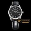 Longines Master Collection DayDate Deri Kordon Siyah Kadran ETA