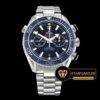 Omega Planet Ocean Chronograph Mavi Seramik Bezel Çelik Kasa Mavi Kadran ETA