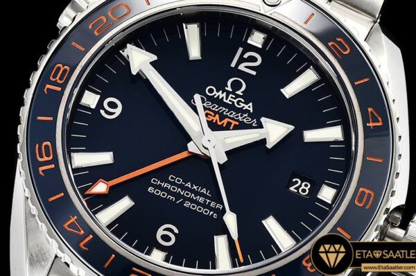 OMG0571B – Planet Ocean 43.5mm GMT SSSS Blue VSF Asia 8605 modelleri
