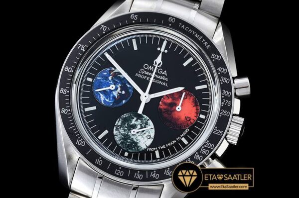 OMG0486 – SpeedMaster From Moon to Mars SSSS Blk JHF A7750 modelleri