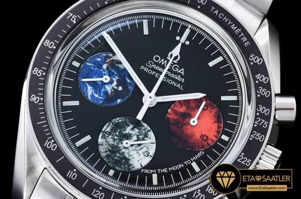 OMG0486 – SpeedMaster From Moon to Mars SSSS Blk JHF A7750 modelleri