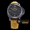 Panerai Luminor Ceramica GMT PAM441 Seramik Kasa Siyah Kadran Deri Kordon ETA