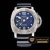 Panerai Luminor Submersible 1950 GMT Mike Horn Limited Edition Titanyum Kasa Mavi Kadran ETA