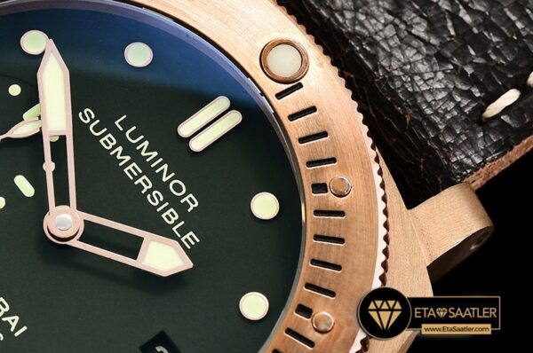 PN382NLE7 -PAM382N Bronzo Submersible BRLE Green VSF V2 Mod9000 modelleri