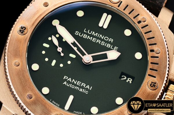 PN382NLE7 -PAM382N Bronzo Submersible BRLE Green VSF V2 Mod9000 modelleri