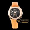 Patek Philippe Aquanaut Chronograph 5968A Pembe Altın Kasa Turuncu Kordon ETA