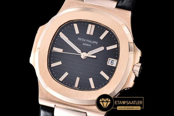 PP0197 – Nautilis Jumbo 18K Wrapped RGLE Black BP Miyota 9015 modelleri
