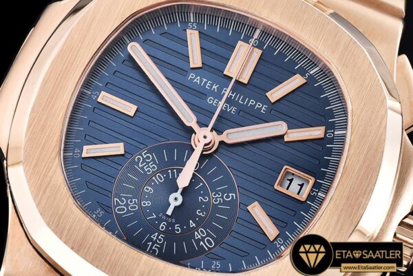 PP0199A – 5980 Nautilis Chrono RGRG Blue BP A-7750 modelleri