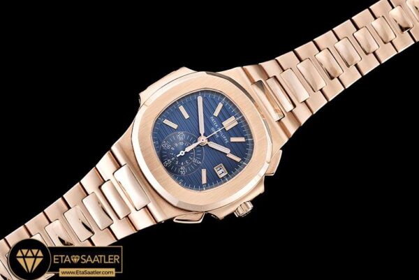PP0199A – 5980 Nautilis Chrono RGRG Blue BP A-7750 modelleri