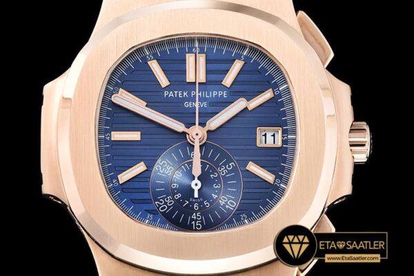 PP0199A – 5980 Nautilis Chrono RGRG Blue BP A-7750 modelleri