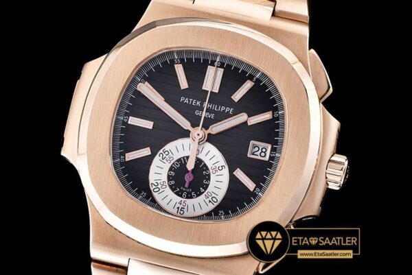 PP0199B – 5980 Nautilis Chrono RGRG Black BP A-7750 modelleri