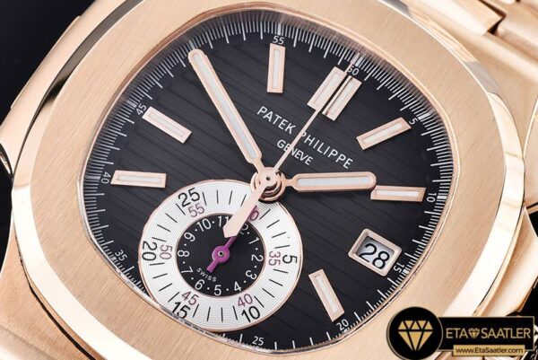 PP0199B – 5980 Nautilis Chrono RGRG Black BP A-7750 modelleri