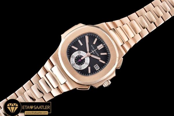 PP0199B – 5980 Nautilis Chrono RGRG Black BP A-7750 modelleri