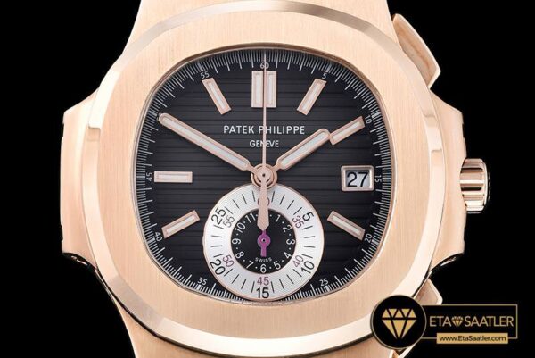 PP0199B – 5980 Nautilis Chrono RGRG Black BP A-7750 modelleri