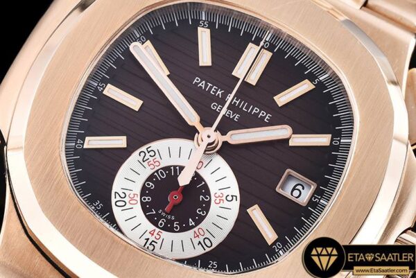 PP0199C – 5980 Nautilis Chrono RGRG Brown BP A-7750 modelleri