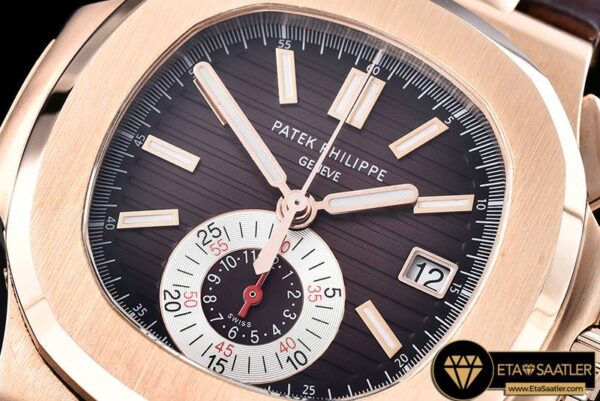 PP0202D – 5980 Nautilis Chrono RGLE Brown BP A-7750 modelleri