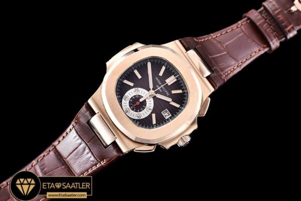 PP0202D – 5980 Nautilis Chrono RGLE Brown BP A-7750 modelleri