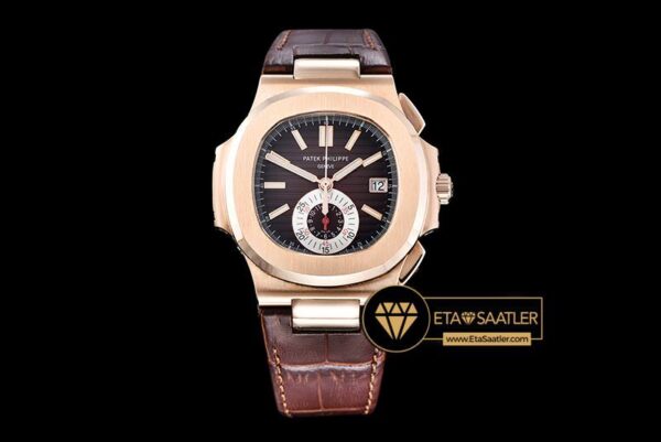 PP0202D – 5980 Nautilis Chrono RGLE Brown BP A-7750 modelleri