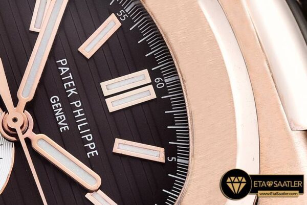 PP0210A –  5980 Nautilis Chrono 18K Wrapped RGLE Brown BP A7750 modelleri