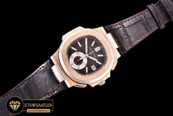 PP0210A –  5980 Nautilis Chrono 18K Wrapped RGLE Brown BP A7750 modelleri