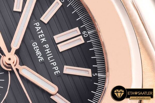 PP0210B –  5980 Nautilis Chrono 18K Wrapped RGLE Black BP A7750 modelleri