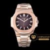 Patek Philippe Nautilus 5711 Pembe Altın Kasa Kahve Kadran ETA