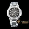 Patek Philippe Nautilus GMT MoonPhase Çelik Kasa Gri Kadran ETA