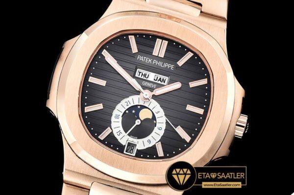 PP0258A – Nautilus GMT MoonPhase RGRG Grey Asia 23J Calendar modelleri