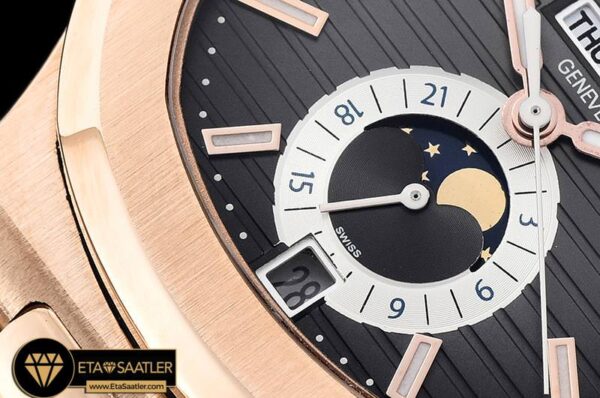 PP0258A – Nautilus GMT MoonPhase RGRG Grey Asia 23J Calendar modelleri