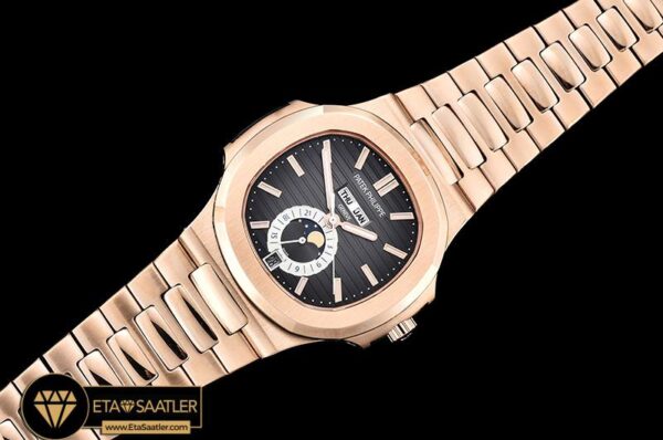 PP0258A – Nautilus GMT MoonPhase RGRG Grey Asia 23J Calendar modelleri