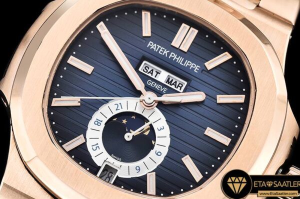 PP0258E – Nautilus GMT MoonPhase RGRG Blue Asia 23J Calendar modelleri
