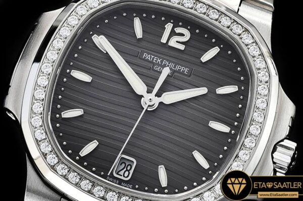 PP0271A – Patek Nautilus 33mm Diam SSSS Grey PF Miyota 9015 modelleri