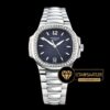 Patek Philippe Nautilus Ladies 7018/1A Taşlı Çelik Kasa Mavi Kadran ETA