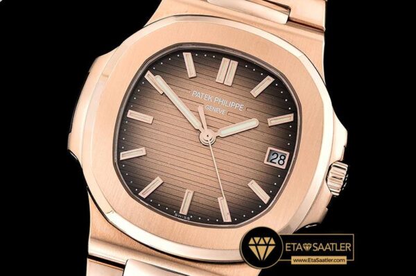 PP0273 – Nautilus 5711 40mm RGRG Brown Stks PF Miyota 9015 Mod modelleri