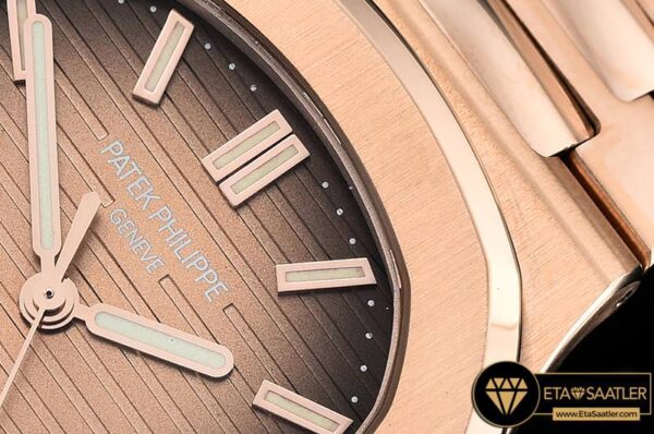 PP0273 – Nautilus 5711 40mm RGRG Brown Stks PF Miyota 9015 Mod modelleri