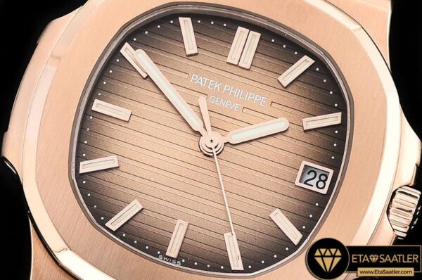 PP0273 – Nautilus 5711 40mm RGRG Brown Stks PF Miyota 9015 Mod modelleri