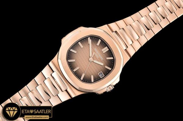 PP0273 – Nautilus 5711 40mm RGRG Brown Stks PF Miyota 9015 Mod modelleri