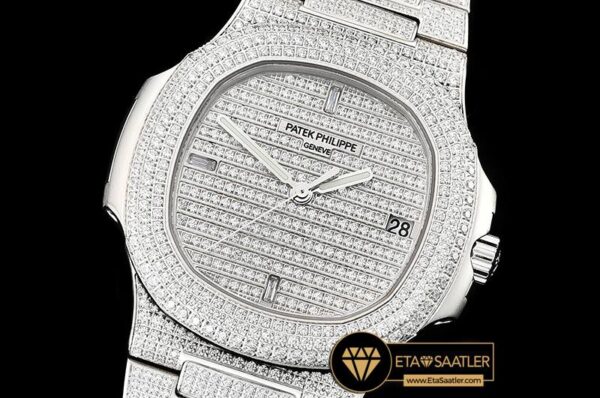 PP0294A -Nautilus 5711 40mm Diams SSSS Diams PF Miyota 9015 Mod modelleri