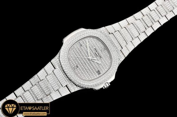 PP0294A -Nautilus 5711 40mm Diams SSSS Diams PF Miyota 9015 Mod modelleri