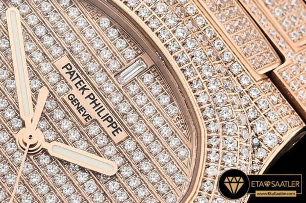 PP0294B -Nautilus 5711 40mm Diams RGRG Diams PF Miyota 9015 Mod modelleri