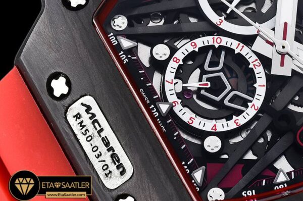 RM0125A – RM50-03 McLaren Limited Ed FCRVRU Black Asia 23J Mod modelleri