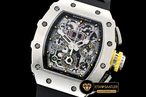 RM0163A – RM011-03 Flyback Chronograph SSRU (Blk) KVF A7750 Mod modelleri