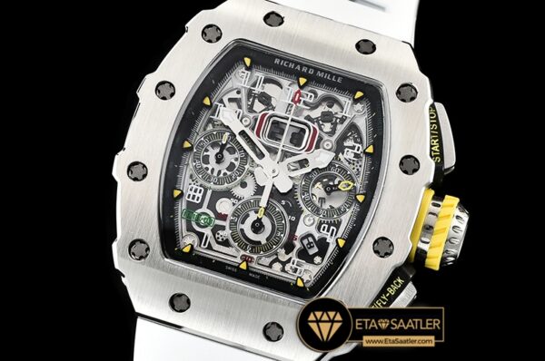 RM0163C – RM011-03 Flyback Chronograph SSRU (Wht) KVF A7750 Mod modelleri